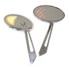 Spiegel Set | LED Richtingaanwijzers | Chroom