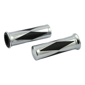 1" Handvatten | Chroom&amp;Rubber | Diamond