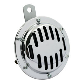 Claxon | Groot | Universeel | 12V | Chroom