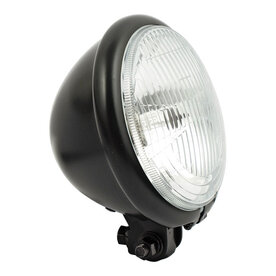 Koplamp | 5-3/4" | Bates Style | Zwart