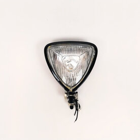 Koplamp | Triangle | Zwart| Helder | 60's Style