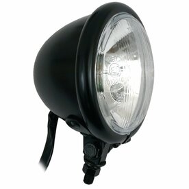 Koplamp | 4-1/2" | Bates Style | Zwart