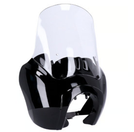 Koplamp fairing | Helder scherm | 06-17 Dyna