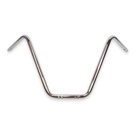 1 inch (25,4mm) Universeel Stuur Big V Apehanger 37cm Chroom