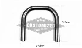 Cafe Racer Frame Loop Hoop 30mm - Breedte 270mm