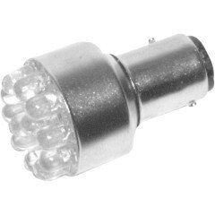 Taillight LED bulb, BAY15D socket, red illumination