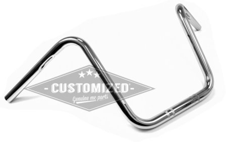 1 inch (25.4mm) Handlebars Ape Hanger 12 Inch Chrome for Harley-Davidson