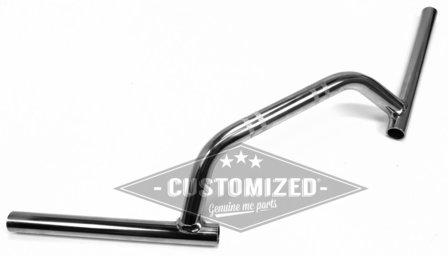 1 Pouce (25,4mm) Guidon Cafe Racer M-Style Chrom&eacute; universel