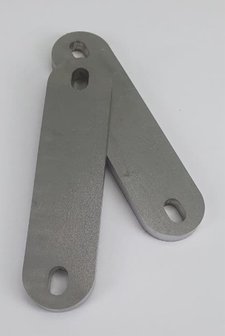 Flat Steel | 3mm | 100x25mm | Sleeve Holes 6,5mm