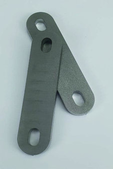 Flat Steel | 3mm | 100x25mm | Sleeve Holes 8,5mm