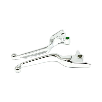 Handlebar Lever Kit | Wide Blade | H-D 15-17 Softail (excl. FLSS, FLSTFBS with hydr. clutch) | Chrome