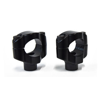 1-1,4&quot; Risers | Smooth | 40mm (1-5/8 inch) | Zwart