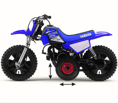 Stabilizers Training Wheels for Yamaha PW50