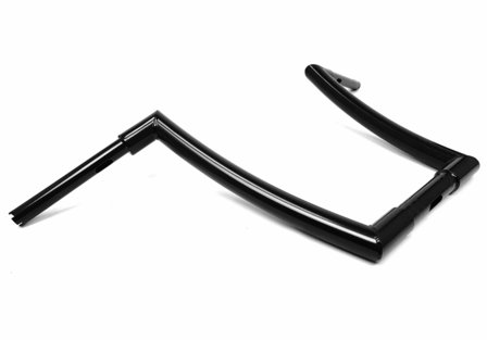 Handlebars Chubby Ape 16 Inch Black for Harley Davidson with 1-1/4 risers
