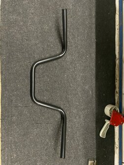 1 Pouce (25,4mm) Guidon Universel Narrow Ape Hanger 22cm Noir