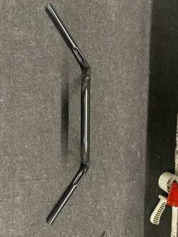 1 Inch (25,4mm) Lenker Universell Narrow Ape Hanger 22cm Schwarz