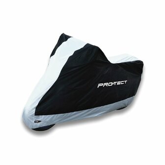 Protective cover pro-tect large xl black fits on motorcycle.