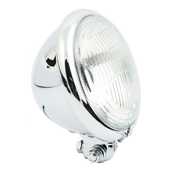 Koplamp | 5-3/4&quot; | Bates Style | Chroom