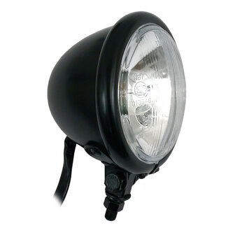 Koplamp | 4-1/2&quot; | Bates Style | Zwart