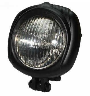 Koplamp | Vintage | Zwart| Helder | 60&#039;s Style