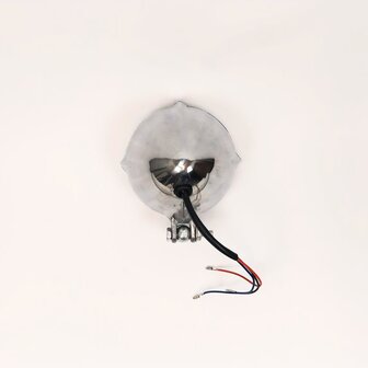 Koplamp | Rond| Aluminium | Helder | 60&#039;s Style