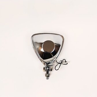 Koplamp | Triangle | Chroom | Helder | 60&#039;s Style