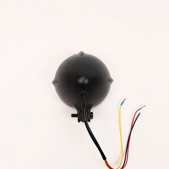 Koplamp | Rond| Zwart| Helder | 60&#039;s Style