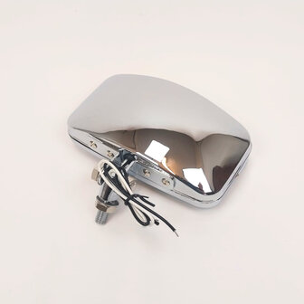 Koplamp | Square | Chroom | Helder | 60&#039;s Style