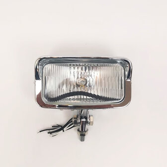 Koplamp | Square | Chroom | Helder | 60&#039;s Style