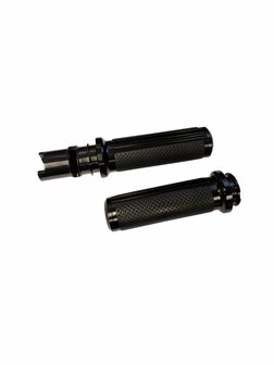 1" Handvatten | WLC | ALU-Rubber | Harley Davidson | 23-on