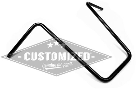 1 Zoll (25,4mm) Lenker Universell Ape Hanger 60cm Schwarz