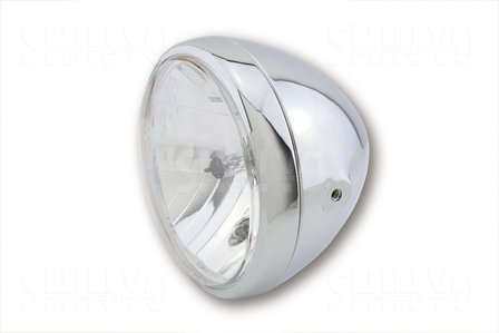 Headlight | 7&quot; | Sides | Chrome Plated