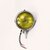 Koplamp | Rond| Aluminium | Geel| 60's Style