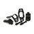 Winker Light Clamps 30-45 mm black