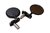 Spiegel Set | Cafe Racer Style | Zwart