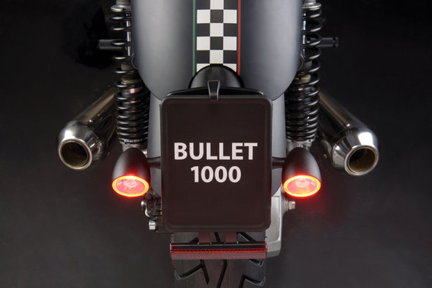 Combi Achter | LED | Kellermann Bullet | 1000 DF |Black