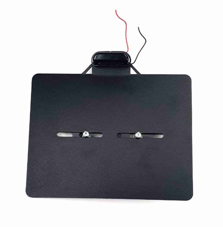 License Plate Side Mount United Kingdom with 1 inch fixing hole