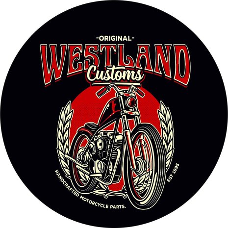 Bierviltjes | Westland Customs Chopper | 100 stuks