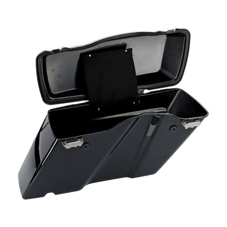 Standard saddlebag set. zwart 94-13 FLT/Touring