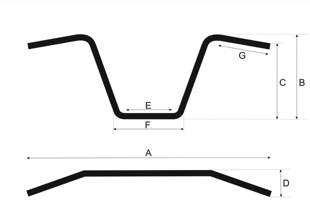 1 inch (25,4mm) Stuur Big V Apehanger Chroom voor Harley-Davidson