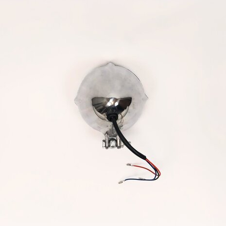 Koplamp | Rond| Aluminium | Helder | 60's Style