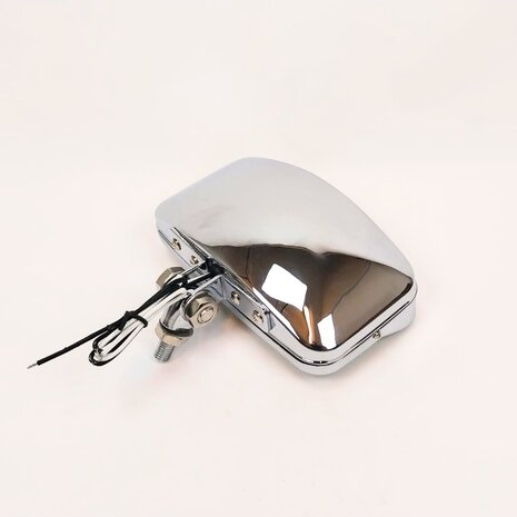 Koplamp | Square | Chroom | Geel | 60's Style