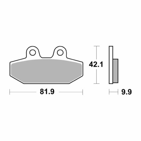 Remblokken | Achterrem | 18-Heden softail 
