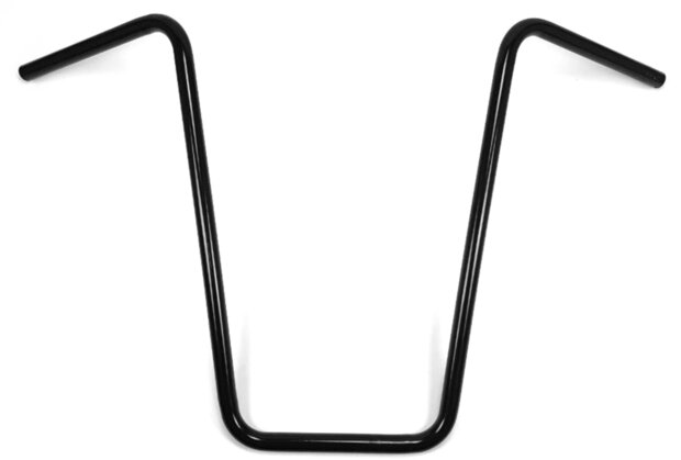 1 Zoll (25,4mm) Lenker Universell Ape Hanger 60cm Schwarz