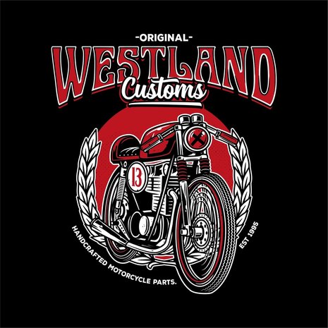 T-shirt | Westland Customs Cafe Racer