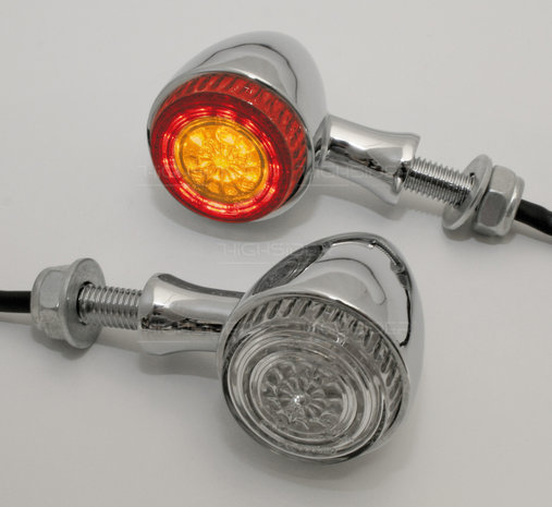 LED | taillight/brakelight/indicators | Chrome Plated
