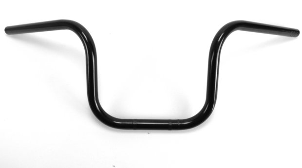 7/8 Inch (22mm) Universal Handlebars Narrow Ape Hanger Basic 9 Inch Black