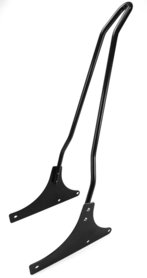 Sissybar compatible with Harley Davidson New Old School Narrow Black Coated