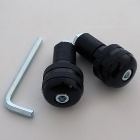 Stuurdoppen voor 22mm sturen, zwart