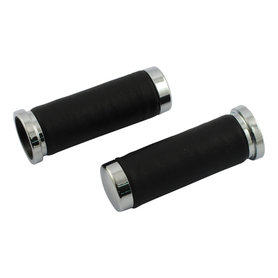 22mm (7/8") Handvatten | Chroom&Leather | Cushion